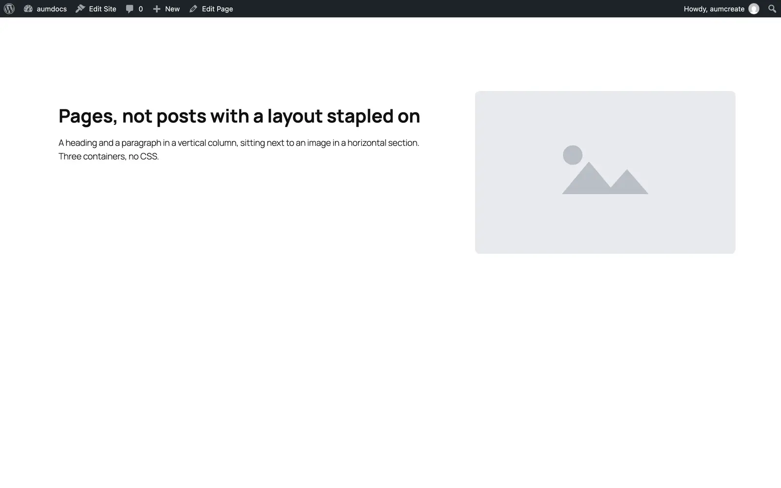Desktop: side by side