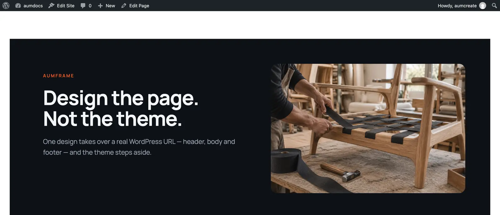 The same band on the front end