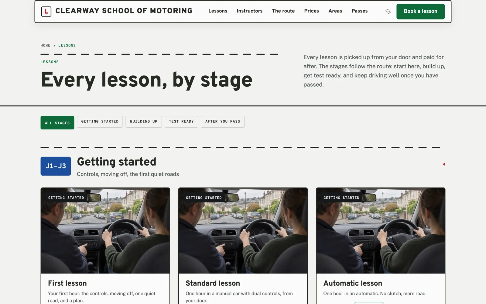 Clearway — The lessons