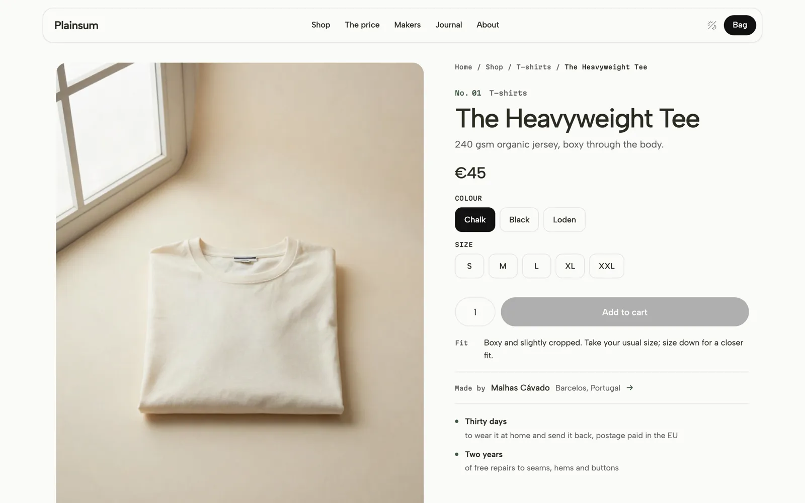 Plainsum — A product