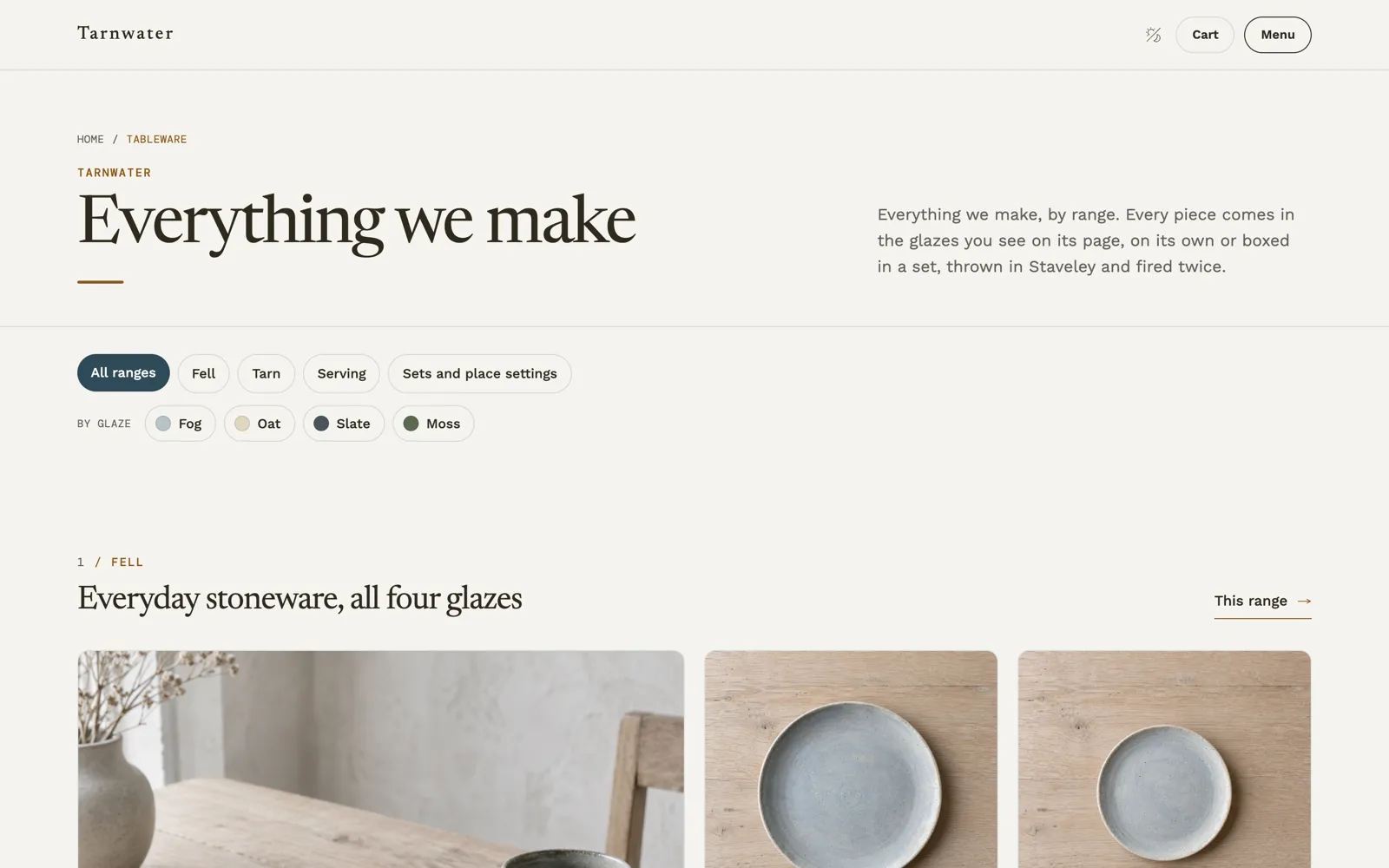 Tarnwater — Shop